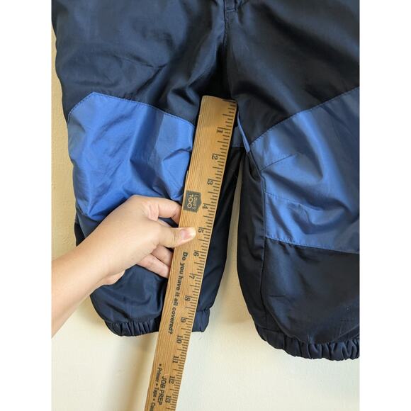 Old Navy Toddler Boy Snow Bib Blue Orange Snow Suit Light Weight Sz 18-24 M - Picture 6 of 12